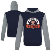 Houston Astros Levelwear Throwback Ultimate Banner Arch Hoodie - Navy