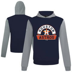Houston Astros Levelwear Throwback Ultimate Banner Arch Hoodie - Navy