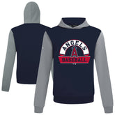 Los Angeles Angels Levelwear Throwback Ultimate Banner Arch Hoodie - Navy
