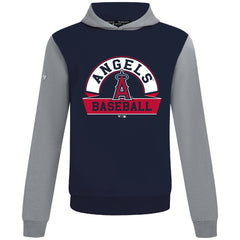 Los Angeles Angels Levelwear Throwback Ultimate Banner Arch Hoodie - Navy