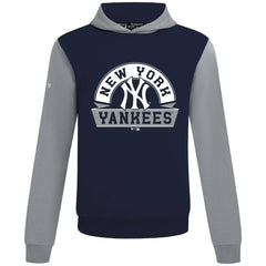 New York Yankees Levelwear Throwback Ultimate Banner Arch Hoodie - Navy