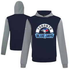 Toronto Blue Jays Levelwear Throwback Ultimate Banner Arch Hoodie - Navy