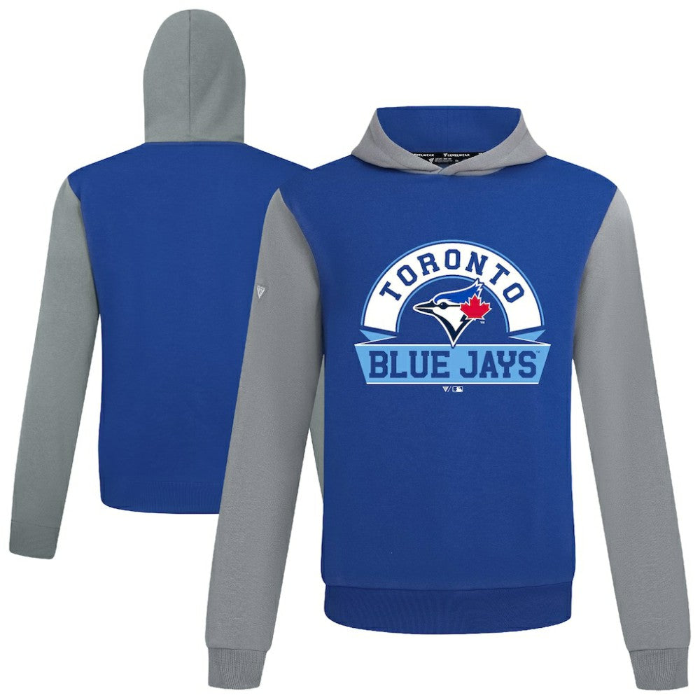 Toronto Blue Jays Levelwear Throwback Ultimate Banner Arch Hoodie - Royal