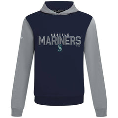 Seattle Mariners Levelwear Throwback Carve Ultimate Hoodie - College Navy