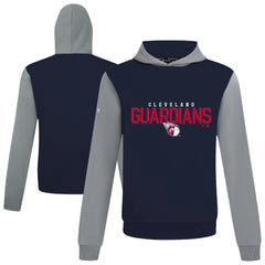Cleveland Guardians Levelwear Throwback Carve Ultimate Hoodie - Navy