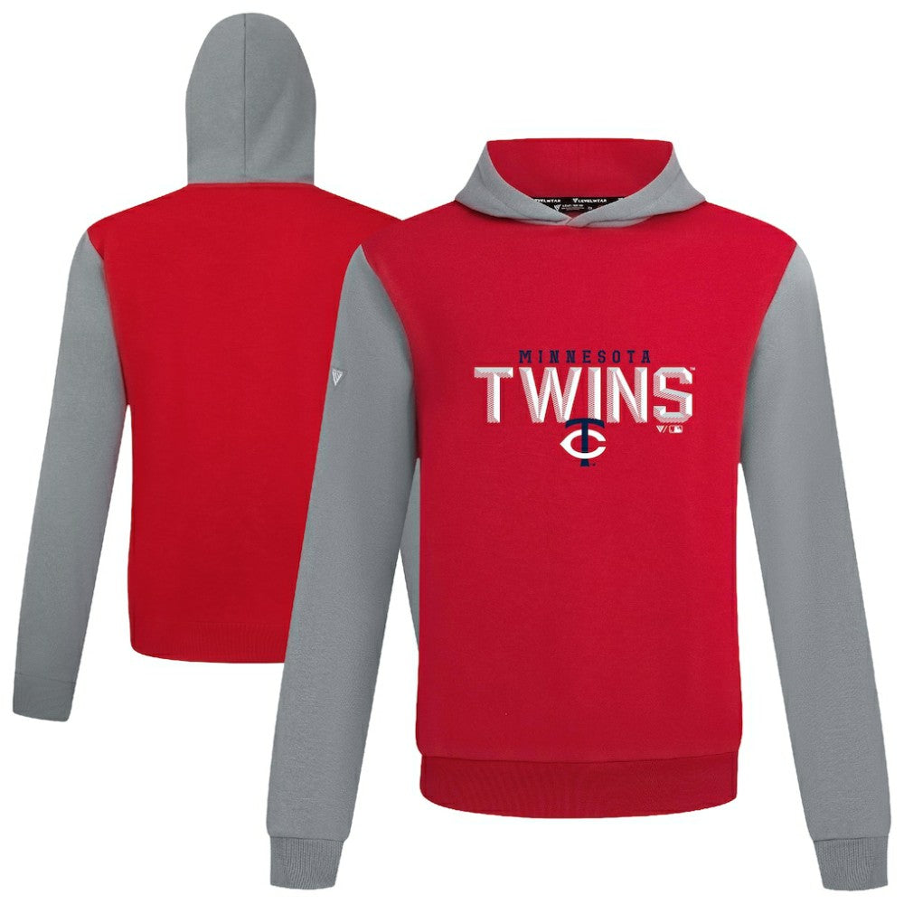 Minnesota Twins Levelwear Throwback Carve Ultimate Hoodie - Red
