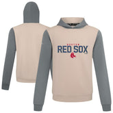 Boston Red Sox Levelwear Throwback Carve Ultimate Hoodie - Sand