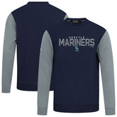 Seattle Mariners Levelwear Throwback Ultimate Carve Sweatshirt - College Navy