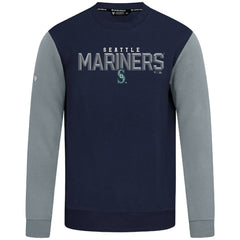 Seattle Mariners Levelwear Throwback Ultimate Carve Sweatshirt - College Navy