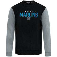 Miami Marlins Levelwear Throwback Ultimate Carve Sweatshirt - Black