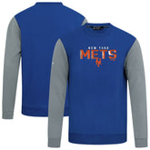 New York Mets Levelwear Throwback Ultimate Carve Sweatshirt - Royal