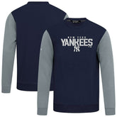 New York Yankees Levelwear Throwback Ultimate Carve Sweatshirt - Navy