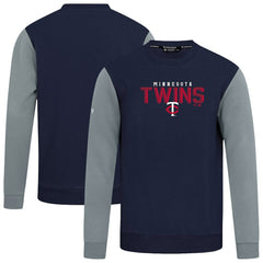 Minnesota Twins Levelwear Throwback Ultimate Carve Sweatshirt - Navy