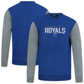 Kansas City Royals Levelwear Throwback Ultimate Carve Sweatshirt - Royal