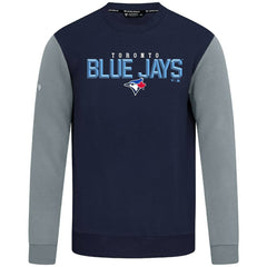 Toronto Blue Jays Levelwear Throwback Ultimate Carve Sweatshirt - Navy