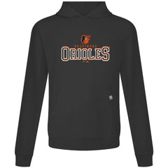 Baltimore Orioles Levelwear Relay Journey Pullover Hoodie - Black