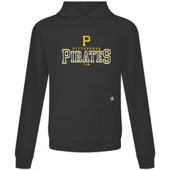Pittsburgh Pirates Levelwear Relay Journey Pullover Hoodie - Black