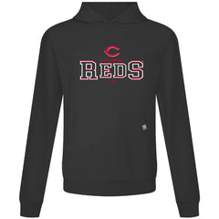 Cincinnati Reds Levelwear Relay Journey Pullover Hoodie - Black