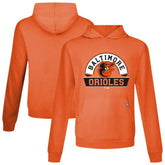 Baltimore Orioles Levelwear Relay Banner Arch Pullover Hoodie - Orange