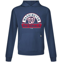 Washington Nationals Levelwear Relay Banner Arch Pullover Hoodie - Navy