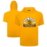 San Diego Padres Levelwear Phase Banner Arch Hoodie T-Shirt - Gold