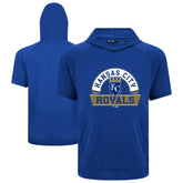 Kansas City Royals Levelwear Phase Banner Arch Hoodie T-Shirt - Royal