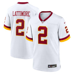 Marshon Lattimore Washington Commanders Game Super Bowl Era Jersey - White | Nike for sale