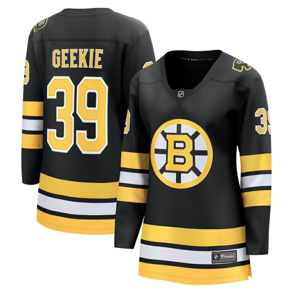 Morgan Geekie Boston Bruins Fanatics Women's Home Breakaway Player Jersey Black