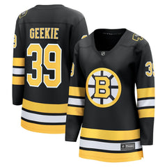 Morgan Geekie Boston Bruins Fanatics Women's Home Breakaway Player Jersey Black