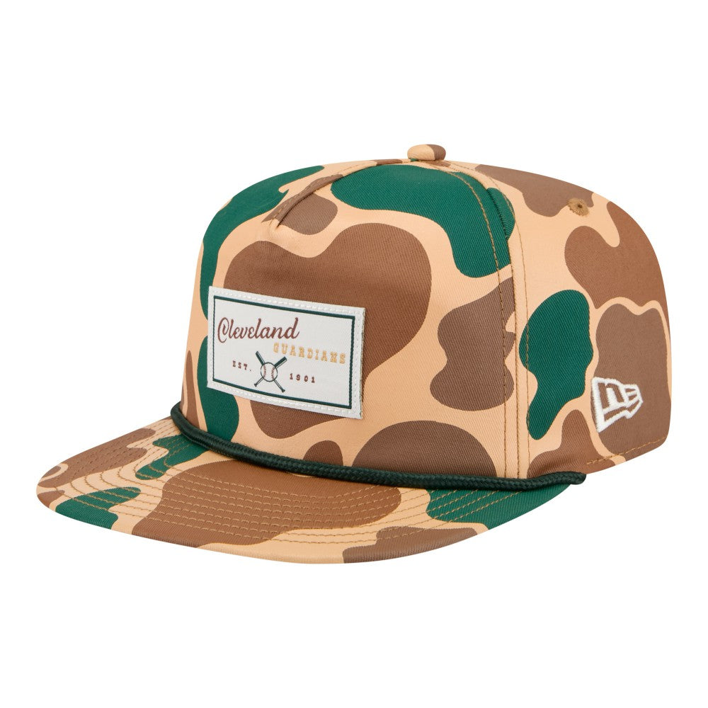 Cleveland Guardians Duck 19TWENTY Adjustable Hat - Camo | New Era