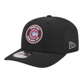 Chicago Cubs Circle 9SEVENTY Adjustable Hat - Black | New Era