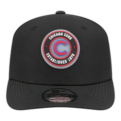 Chicago Cubs Circle 9SEVENTY Adjustable Hat - Black | New Era