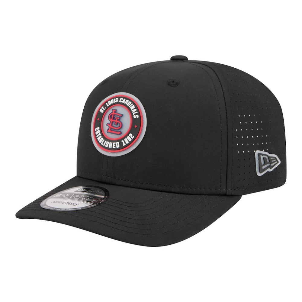 St. Louis Cardinals Circle 9SEVENTY Adjustable Hat - Black | New Era