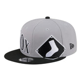 Chicago White Sox Stretched Two-Tone 9FIFTY Adjustable Hat - Gray/Black | New Era
