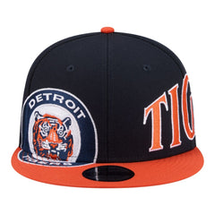 Detroit Tigers Stretched Two-Tone 9FIFTY Adjustable Hat - Navy/Orange | New Era