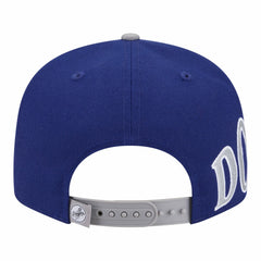Los Angeles Dodgers Stretched Two-Tone 9FIFTY Adjustable Hat - Royal/Gray | New Era