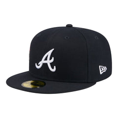 Atlanta Braves City Patch 59FIFTY Fitted Hat - Navy | New Era