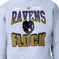 Baltimore Ravens Starter Comic Style Sweatshirt - Gray discount