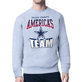 Dallas Cowboys Starter Comic Style Sweatshirt - Gray outlet