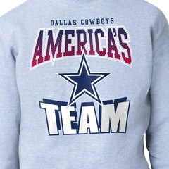 Dallas Cowboys Starter Comic Style Sweatshirt - Gray outlet