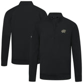 Columbus Blue Jackets Levelwear Copper Upright Quarter-Zip Pullover Black