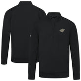 Minnesota Wild Levelwear Copper Upright Quarter-Zip Pullover Black