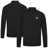 Vegas Golden Knights Levelwear Copper Upright Quarter-Zip Pullover Black