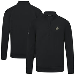 Dallas Stars Levelwear Copper Upright Quarter-Zip Pullover Black
