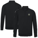 Toronto Maple Leafs Levelwear Copper Upright Quarter-Zip Pullover Black
