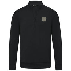 New York Rangers Levelwear Copper Upright Quarter-Zip Pullover Black