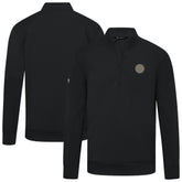 Boston Bruins Levelwear Copper Upright Quarter-Zip Pullover Black