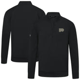 Philadelphia Flyers Levelwear Copper Upright Quarter-Zip Pullover Black