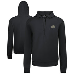 Colorado Avalanche Levelwear Technic Quarter-Zip Pullover Hoodie Black