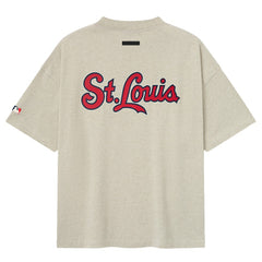 St. Louis Cardinals Fear of God x MLB 90's Fit T-Shirt - Homestead Heather Gray